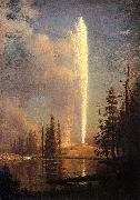 Albert Bierstadt Old Faithful oil painting